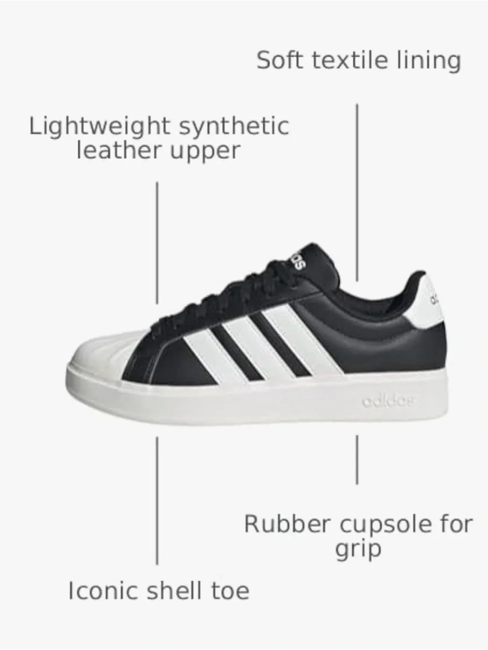 Adidas NWT Streetalk black & white shoes women’s 6.5
